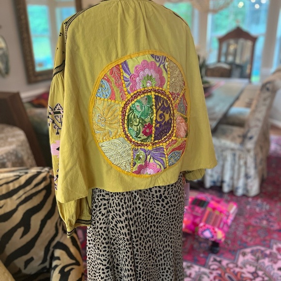 Reworked Embroidered Boho Jacket - Picture 2 of 16